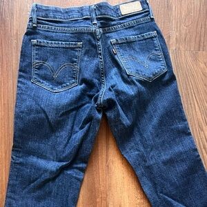 Levi's Women’s Dark Blue Straight Jeans